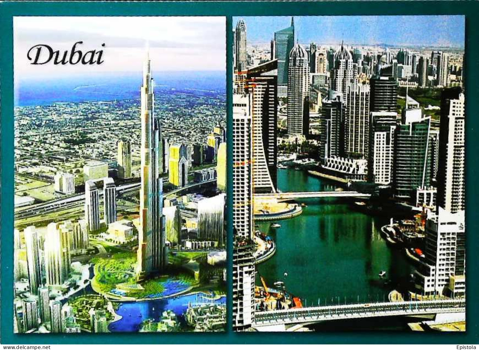 ►     Dubai Burj Halifa    12X16 CM - Emirats Arabes Unis