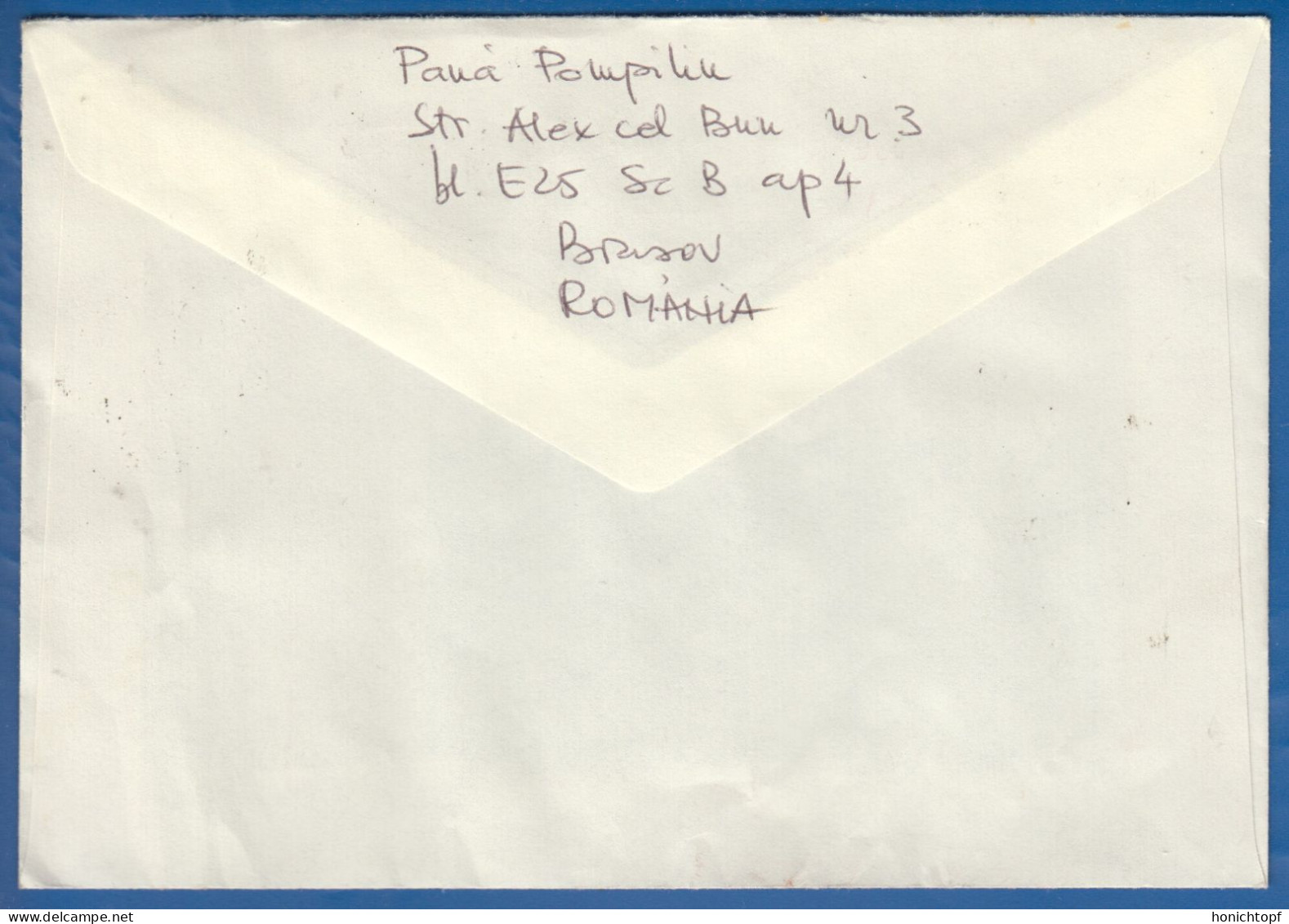 Rumänien; Brief Infla; 1996; Brasov; Romania - Lettres & Documents