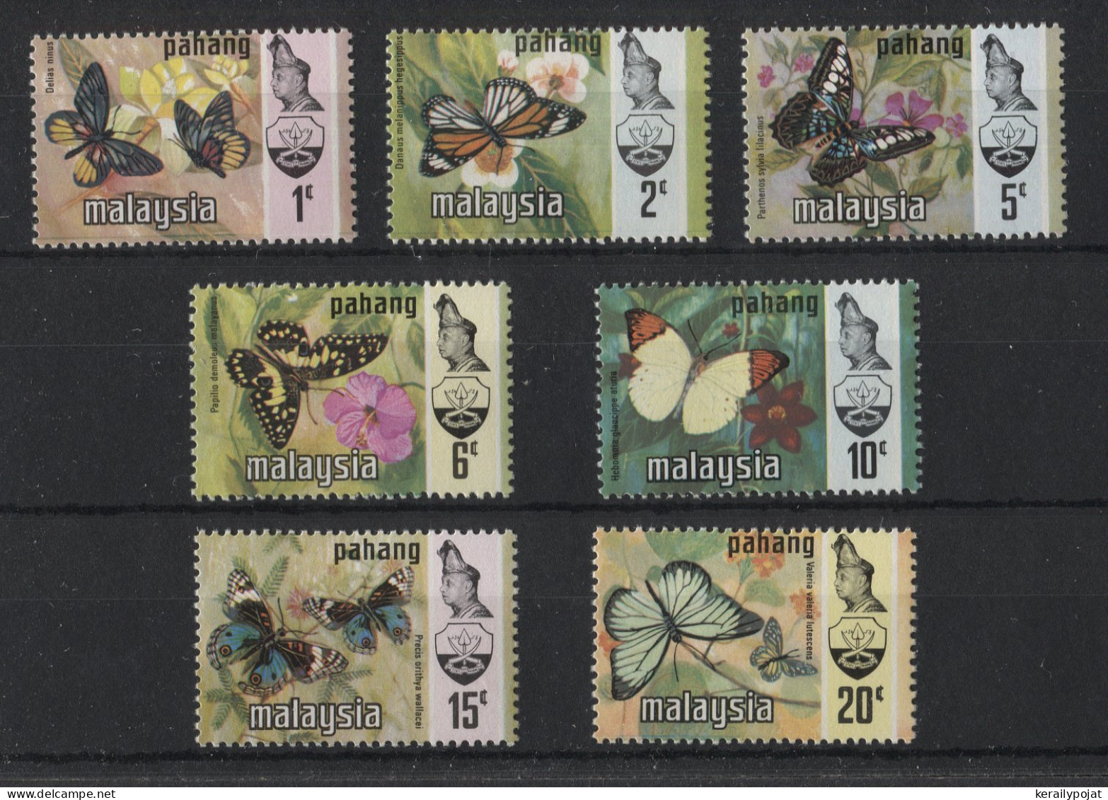 Pahang - 1971 Butterflies MNH__(TH-22601) - Pahang