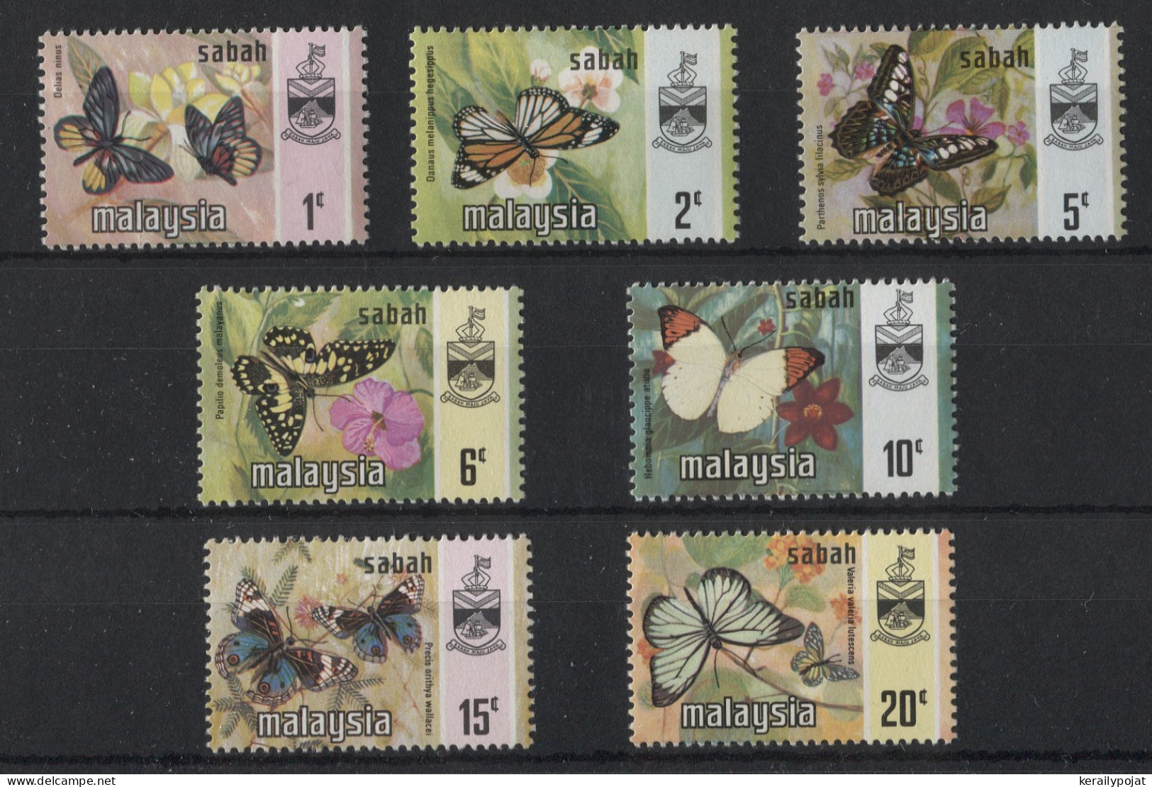 Sabah - 1971 Butterflies MNH__(TH-22602) - Sabah