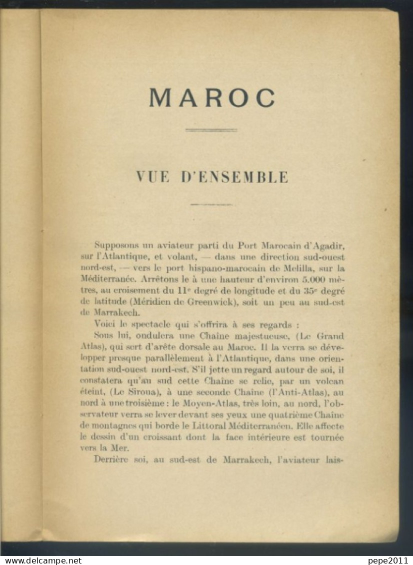 Mission Hugues Le Roux - MAROC - 1919 - Francés
