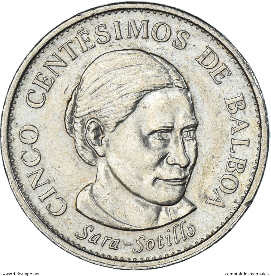 Monnaie, Panama, 5 Centesimos, 2001 - Panama