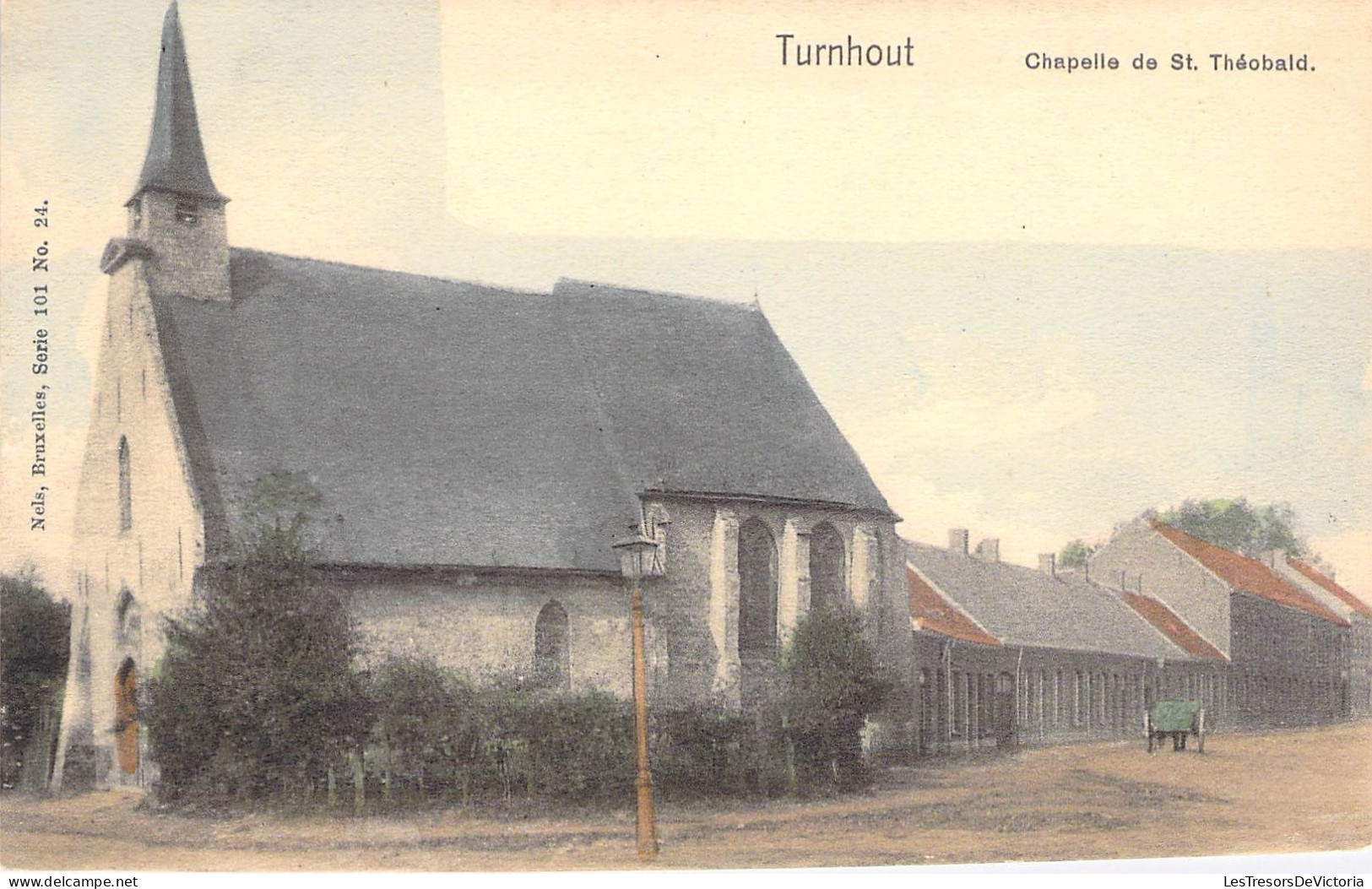 Belgique - Turnhout - Chapelle De St Théobald - Edit. Nels - Colorisé - Clocher - Lampadaire - Carte Postale Ancienne - Turnhout