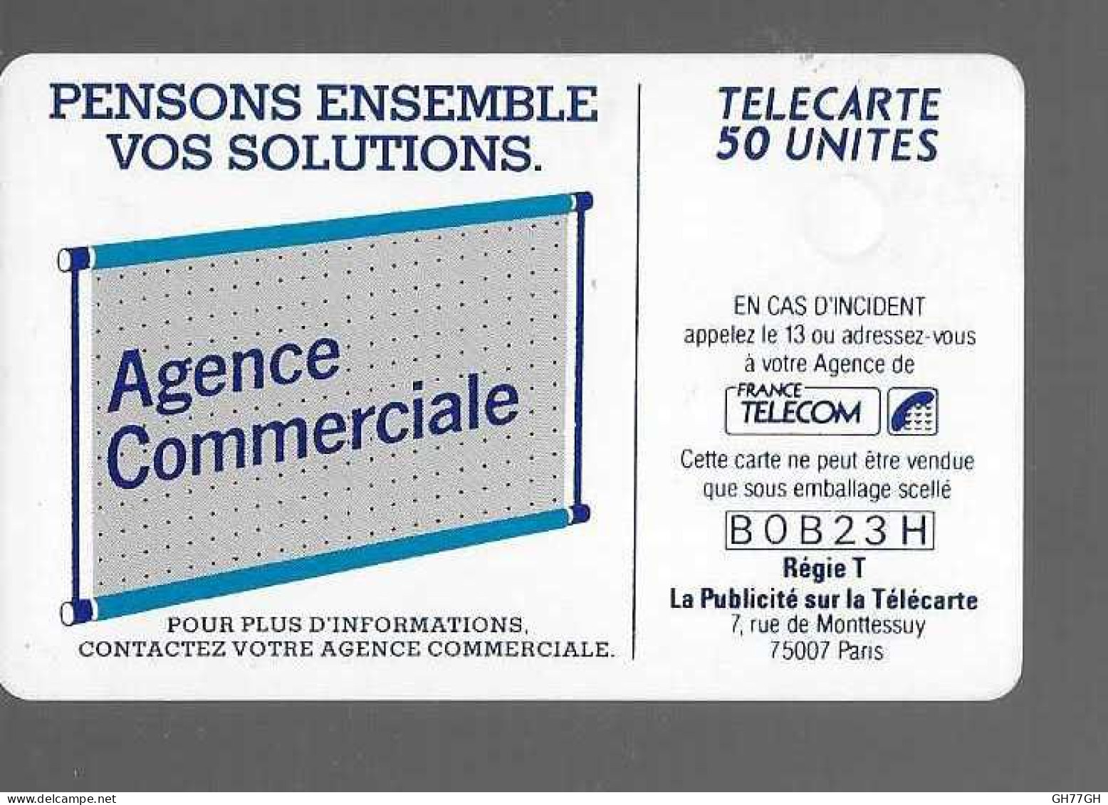 TELECARTE FRANCE TELECOM - “600 Agences”