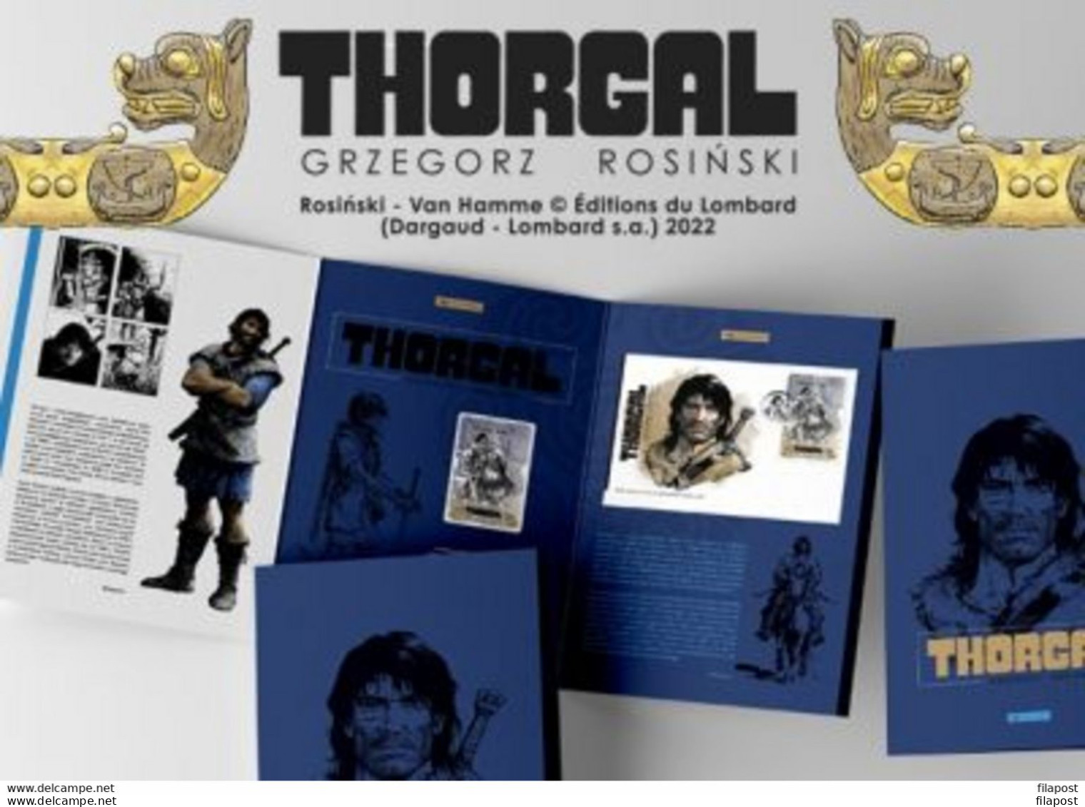 Poland 2023 Booklet / Thorgal, Comics, Special New Block Polycarbonate Grzegorz Rosinski - Oblitérés