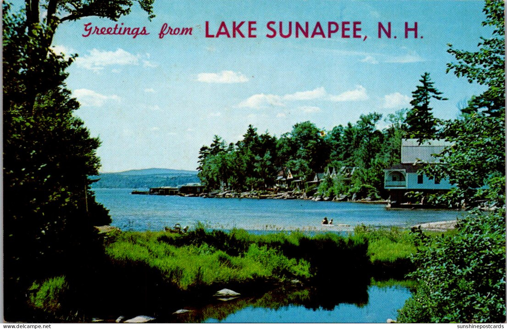 Greetings From Lake Sunapee New Hampshire - Souvenir De...
