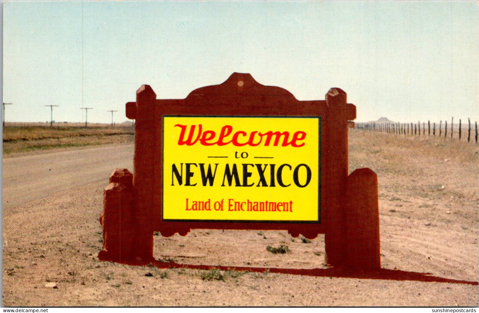 Greetings Welcome To New Mexico Roadside Marker - Souvenir De...