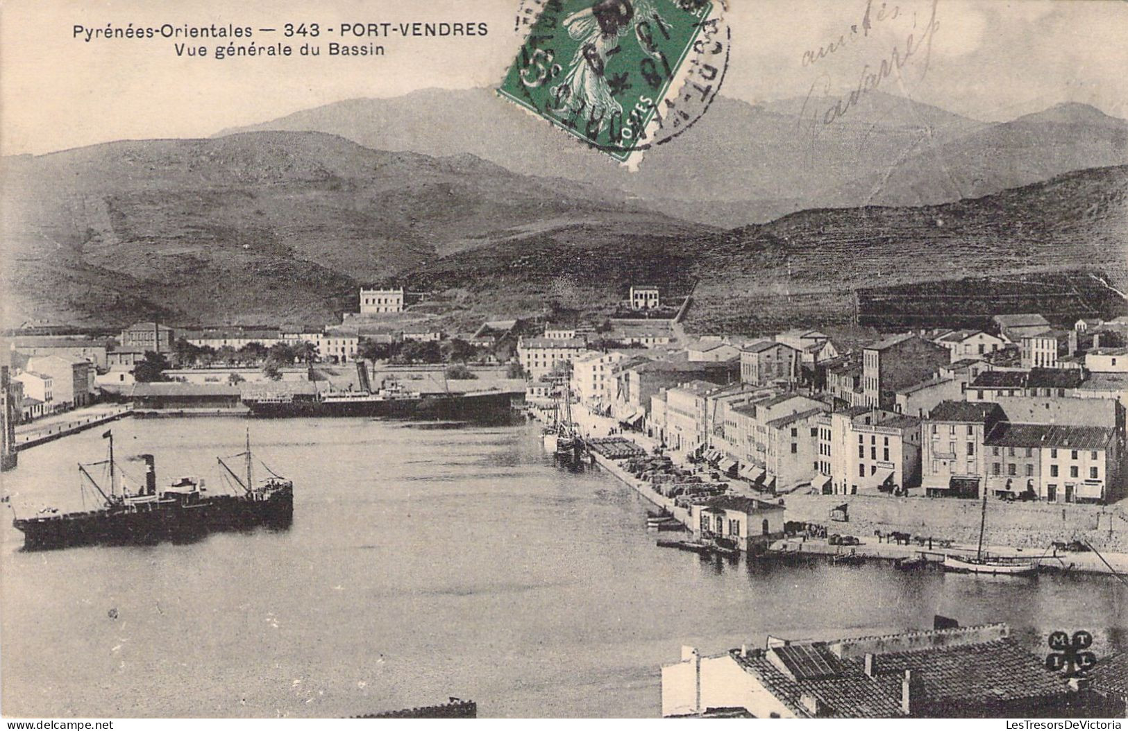 FRANCE - 66 - PORT VENDRES - Vue Générale Du Bassin - Carte Postale Ancienne - Port Vendres