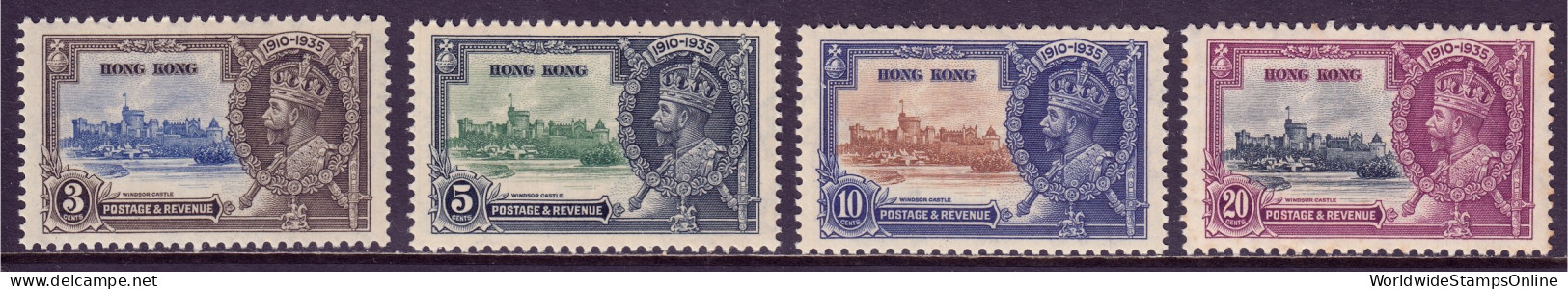Hong Kong - Scott #147-150 - MNH/MH - See Descripton - SCV $163 - Unused Stamps