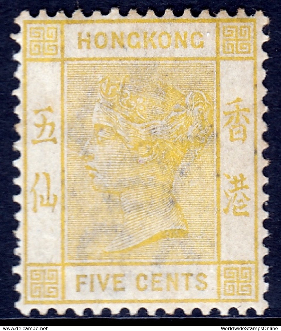 Hong Kong - Scott #41 - MH - Light Soiling, Gum Toning - SCV $27.50 - Ongebruikt