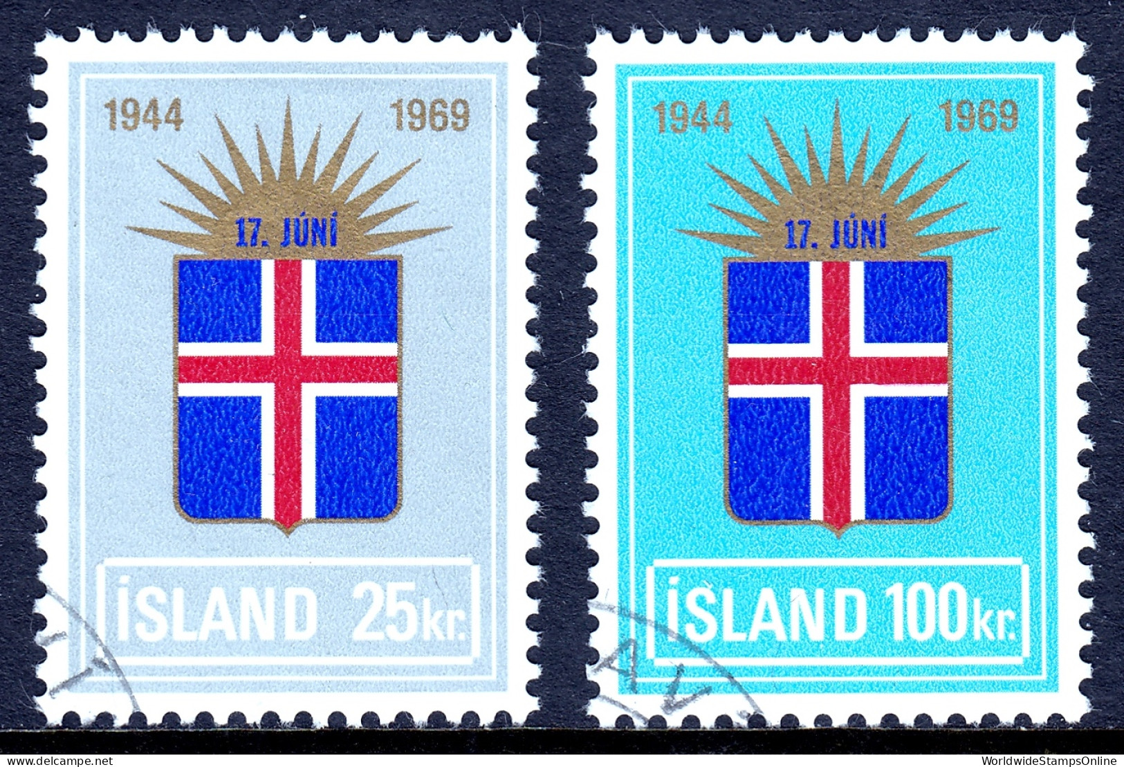 Iceland - Scott #408-409 - Used - SCV $7.05 - Gebruikt