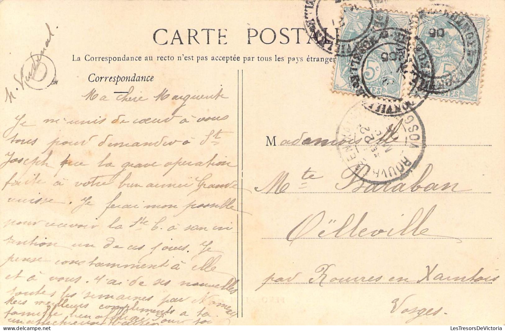 FRANCE - 54 - PEXONNE - ( M & M ) - Carte Postale Ancienne - Baccarat