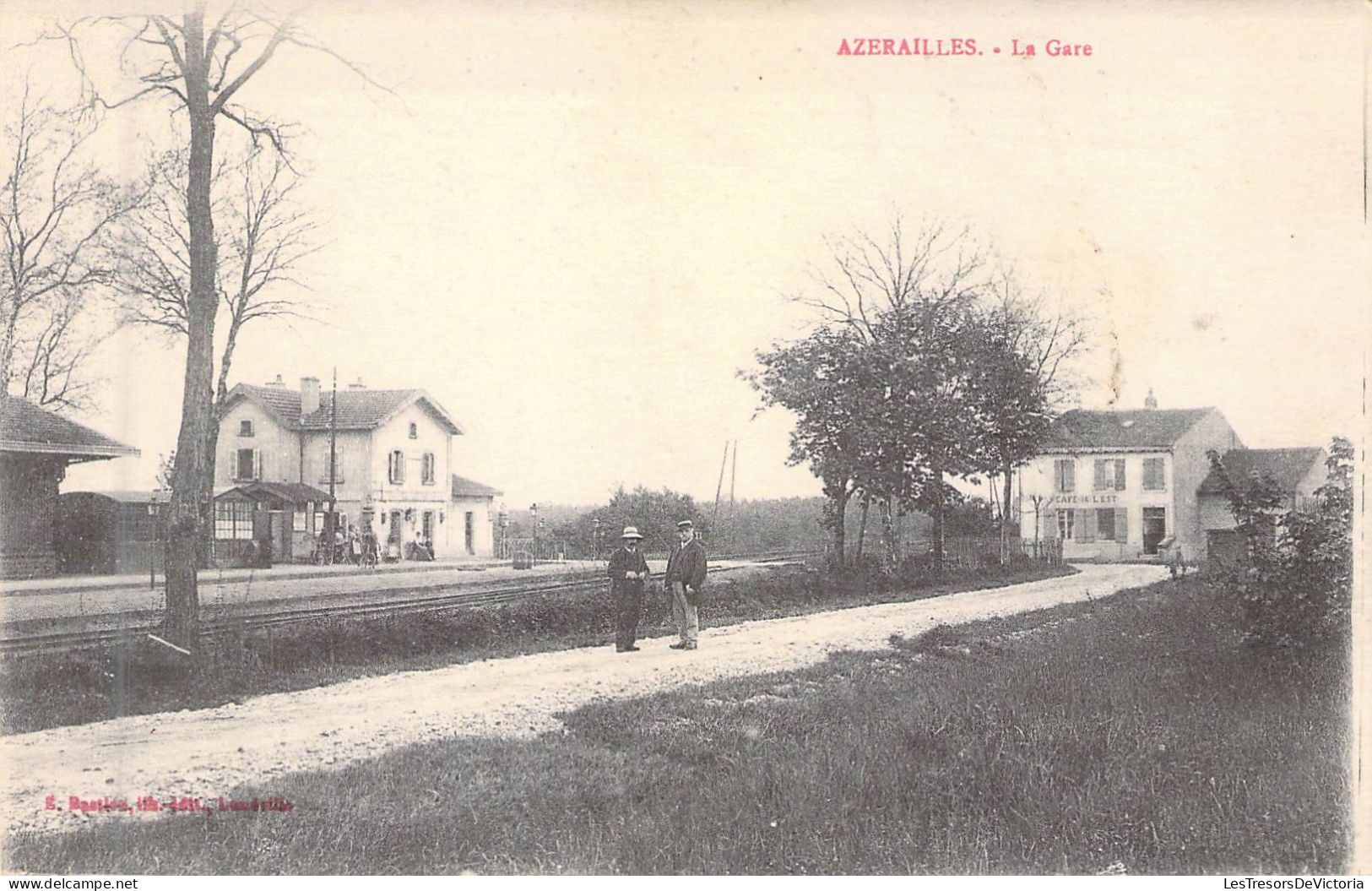 FRANCE - 54 - AZERAILLES - La Gare - Carte Postale Ancienne - Maxeville