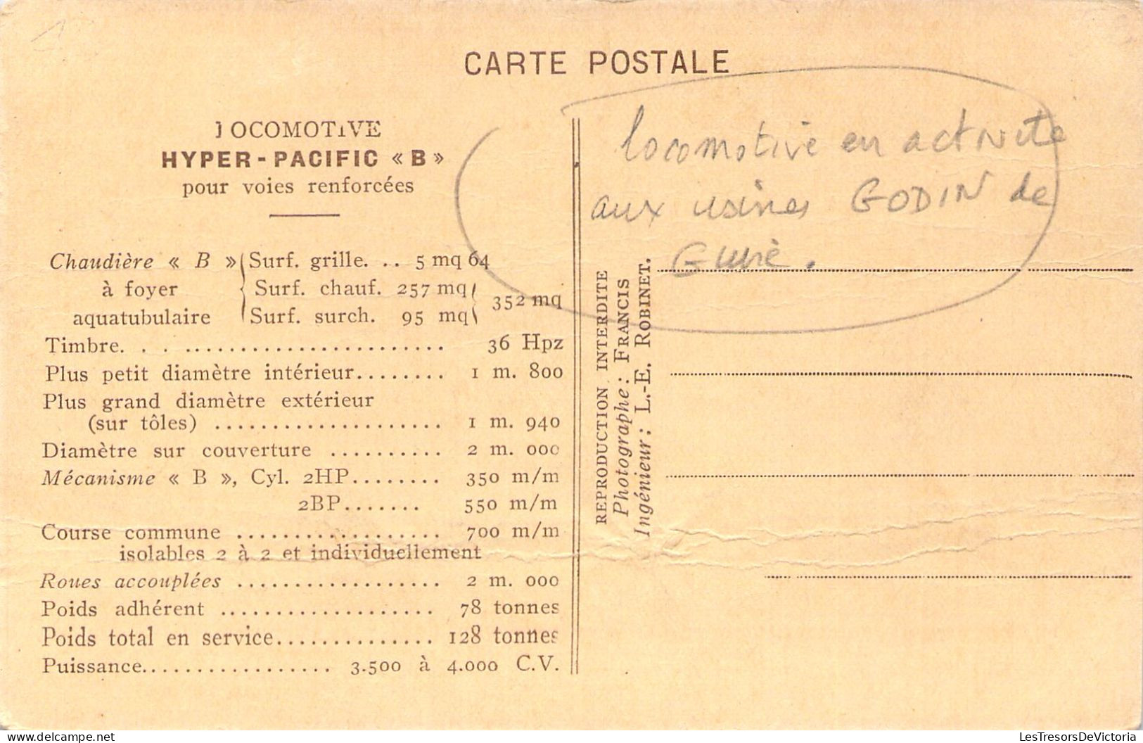 FRANCE - 75 - PARIS - Exposition De 1937 - Palais Des Chemins De Fer - Locomotive Hyper PACIFIC - Carte Postale Ancienne - Expositions