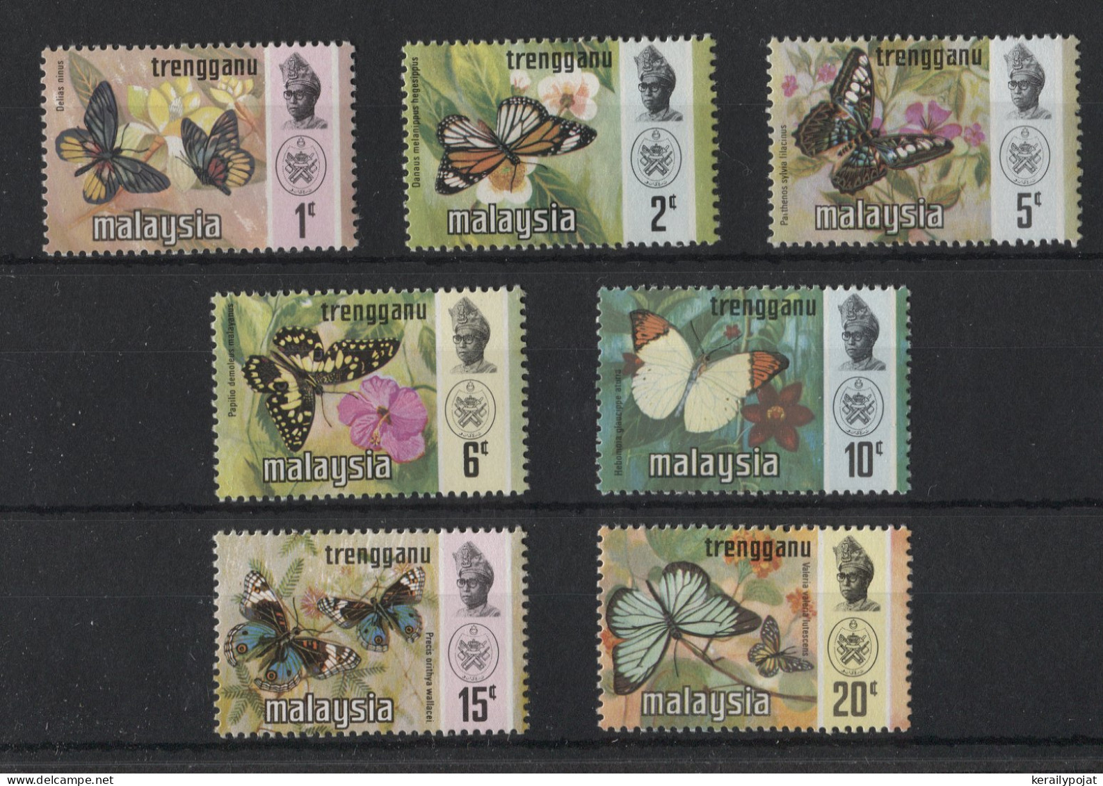 Trengganu - 1971 Butterflies MNH__(TH-22612) - Trengganu