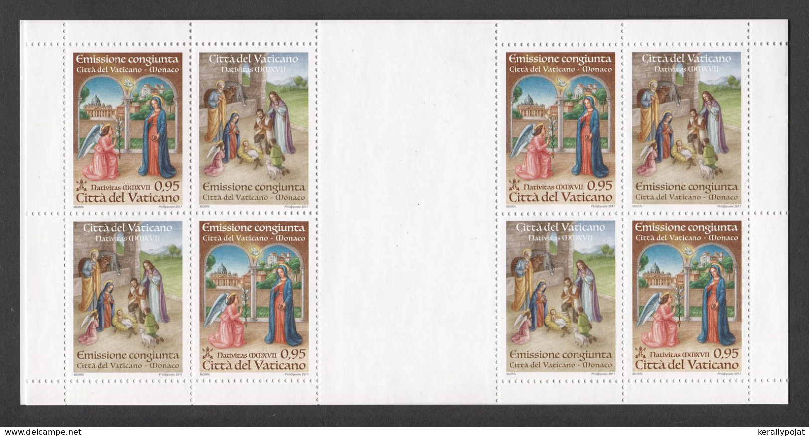 Vatican - 2017 Christmas Booklet MNH__(FIL-64) - Markenheftchen