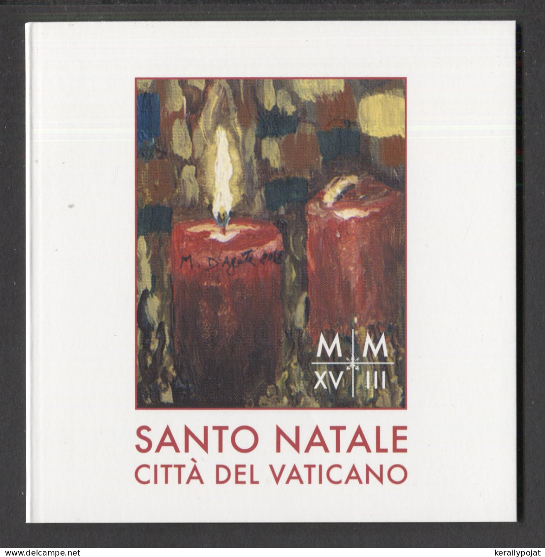 Vatican - 2018 Christmas Booklet MNH__(FIL-59) - Booklets