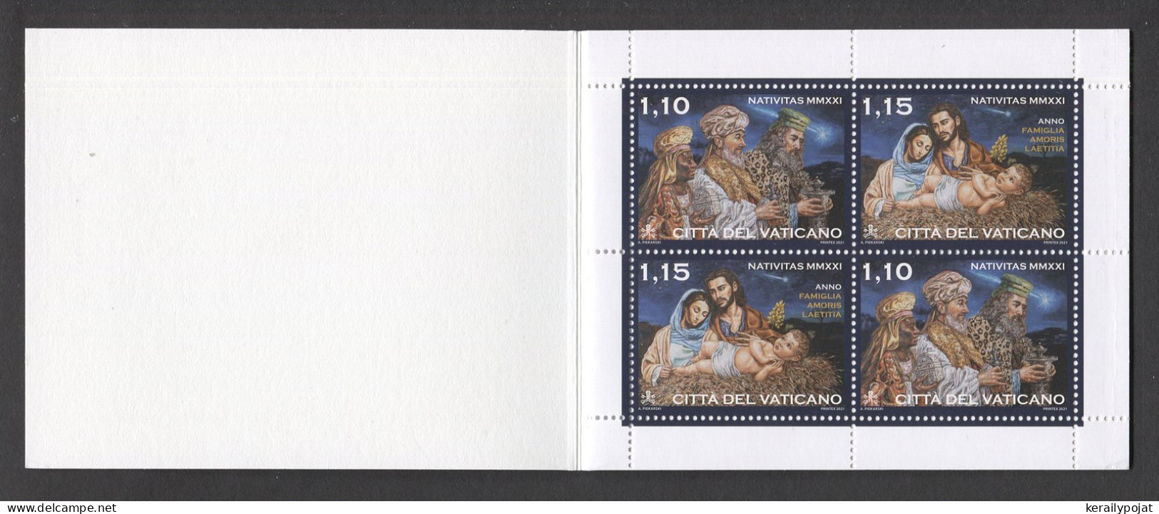 Vatican - 2021 Christmas Booklet MNH__(FIL-63) - Booklets