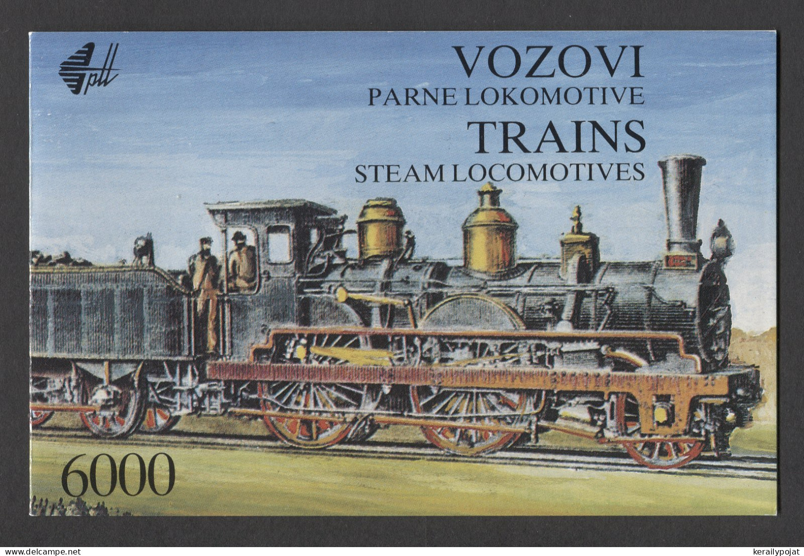 Yugoslavia - 1992 Steam Locomotives Booklet MNH__(FIL-89) - Carnets