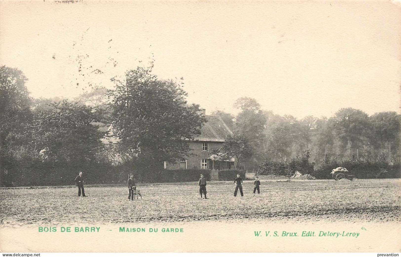 BOIS DE BARRY - Maison Du Garde - Carte Circulé En 1912 Vers Hoboken - Doornik