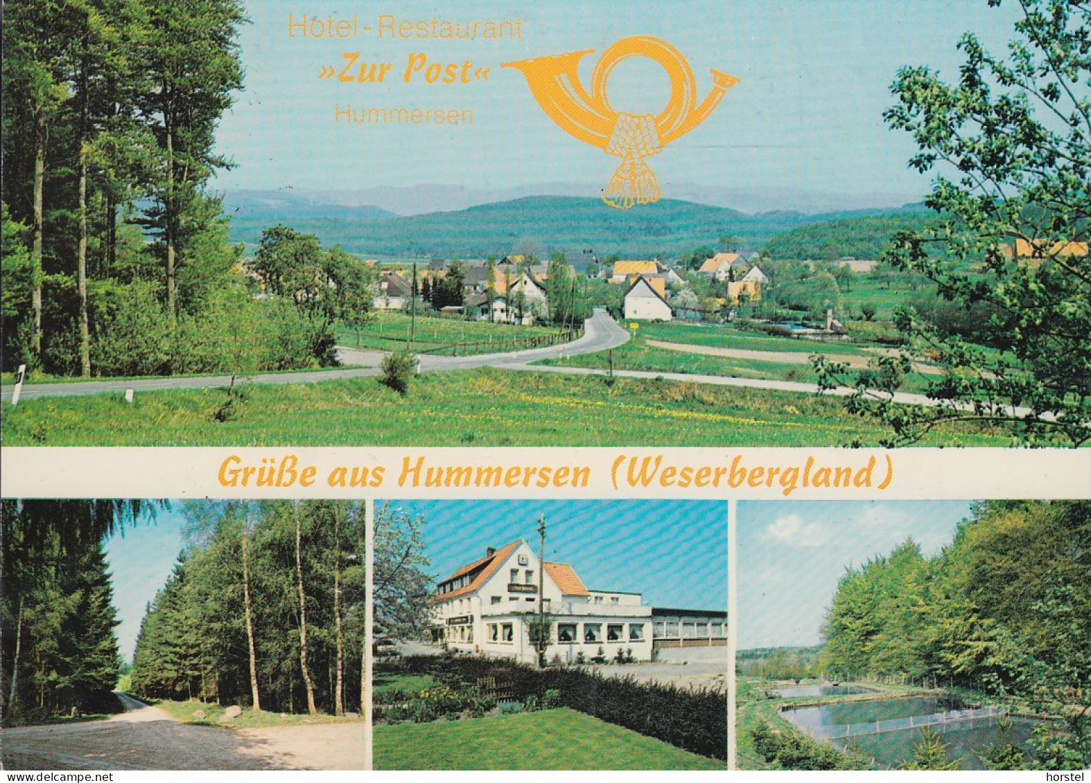 D-32676 Lügde - Hummersen - Hotel Und Pension "Zur Post" - Nice Stamp - Lüdge