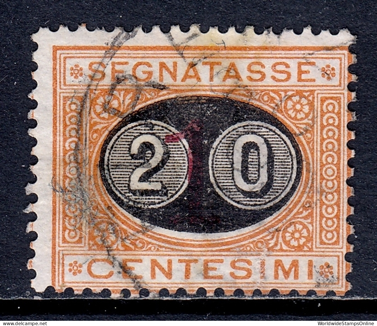 Italy - Scott #J26 - Used - Some Soiling - SCV $29 - Postage Due