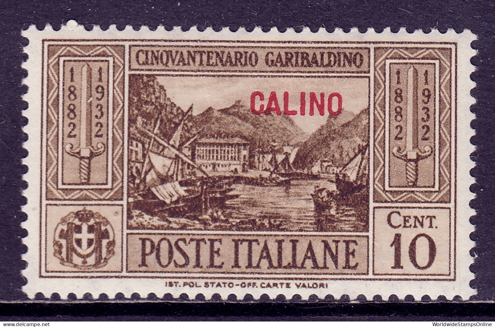 Italy (Calino) - Scott #17 - MH - SCV $18 - Aegean (Calino)