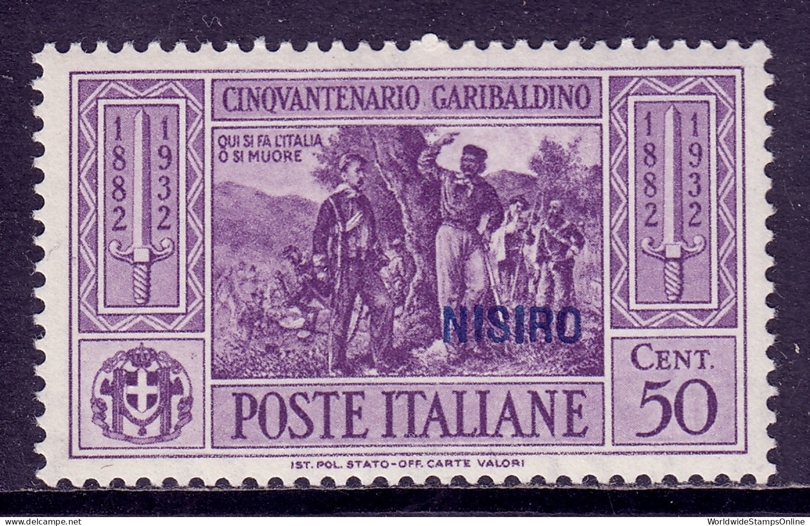 Italy (Nisiro) - Scott #21 - MH - Gum Bump - SCV $18 - Egée (Nisiro)