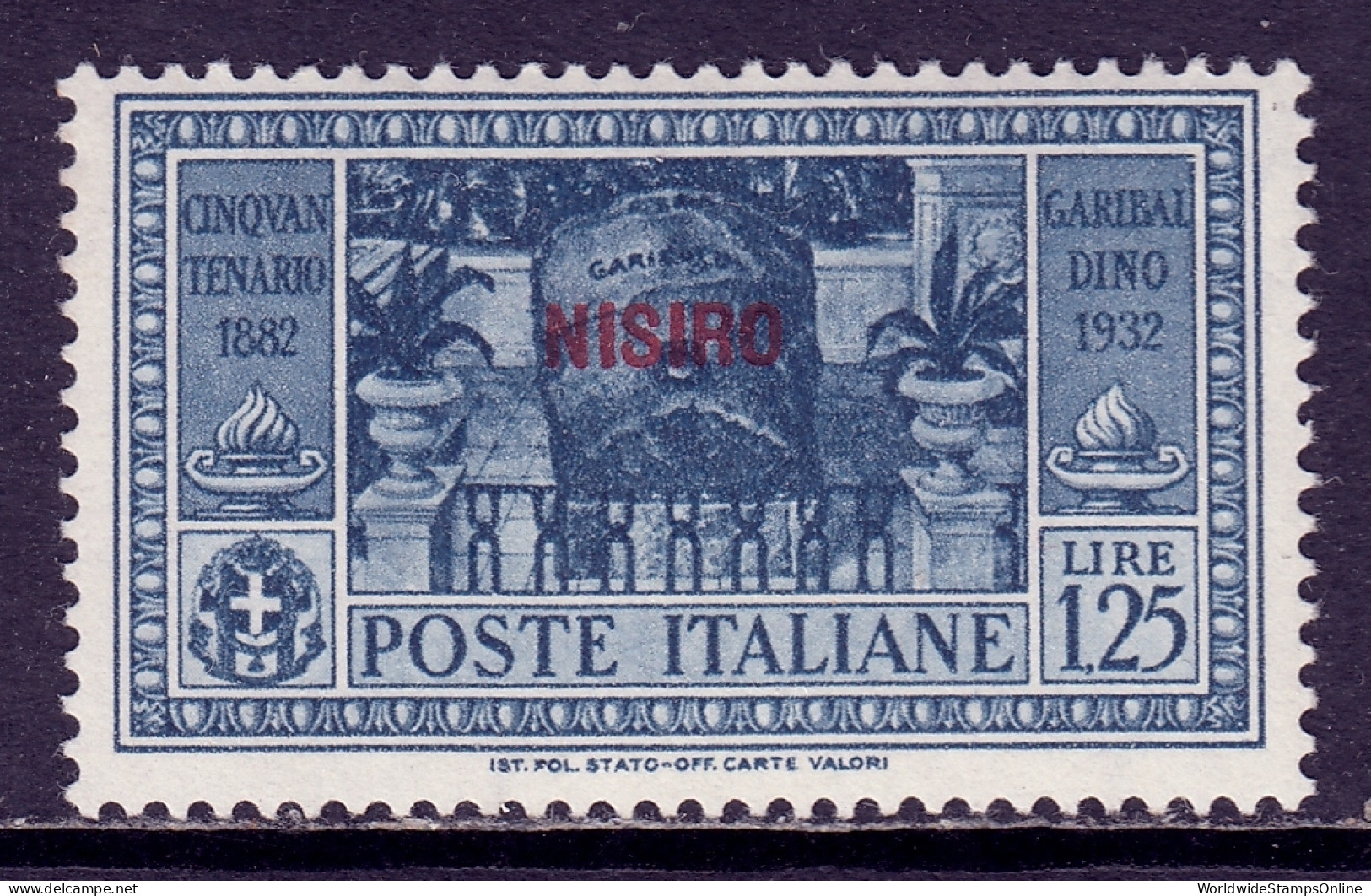 Italy (Nisiro) - Scott #23 - MH - Gum Bump - SCV $18 - Aegean (Nisiro)