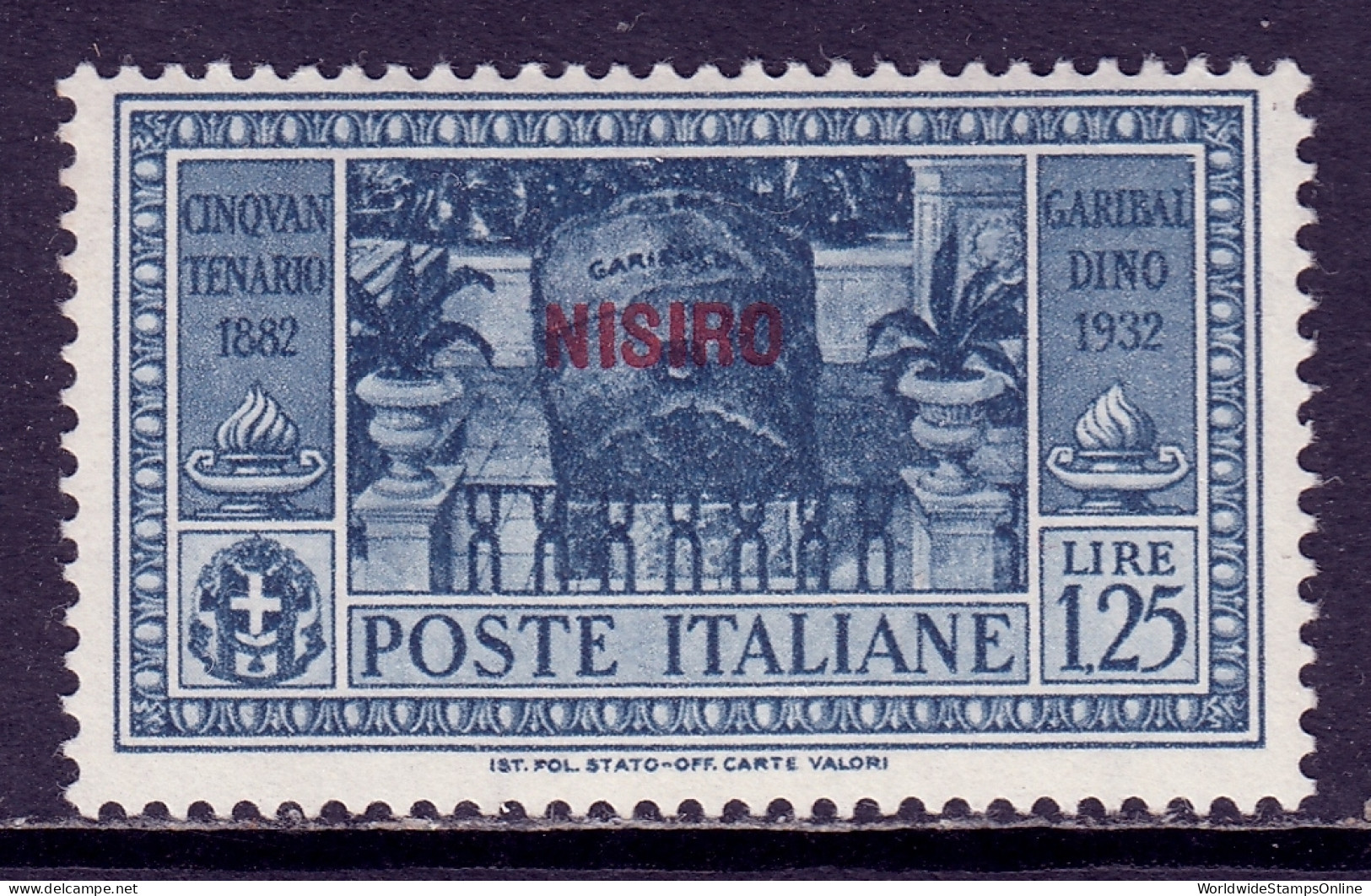 Italy (Nisiro) - Scott #23 - MH - Gum Bump - SCV $18 - Egée (Nisiro)