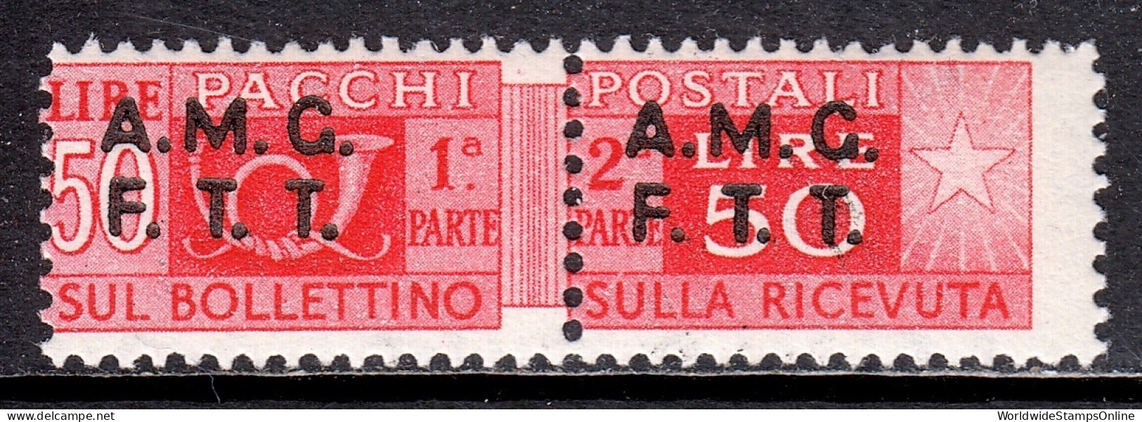 Italy (Trieste) - Scott #Q8 - MNH - SCV $12 - Colis Postaux/concession