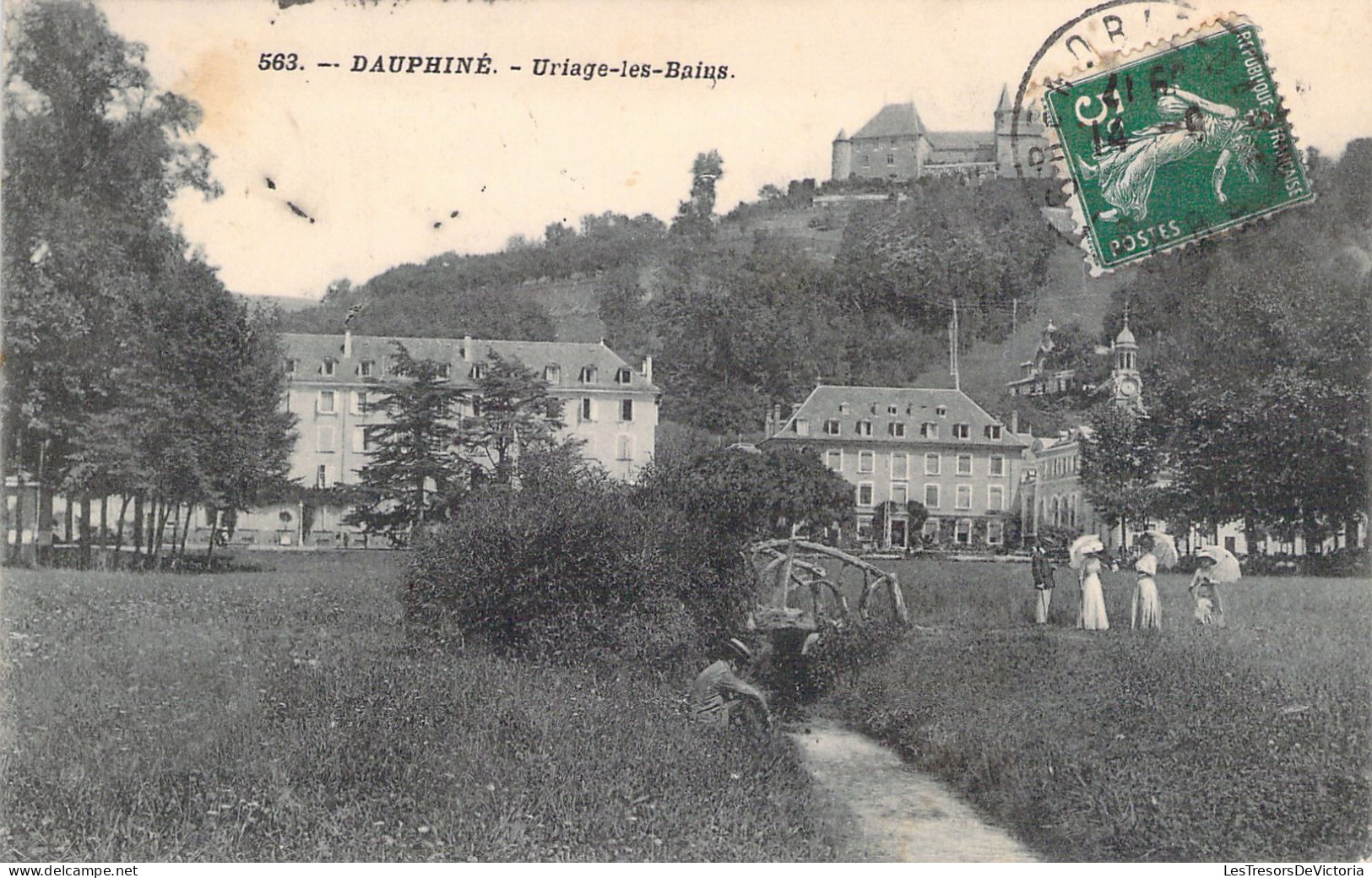 FRANCE - 38 - URIAGE LES BAINS - Vue Générale - Carte Postale Ancienne - Uriage