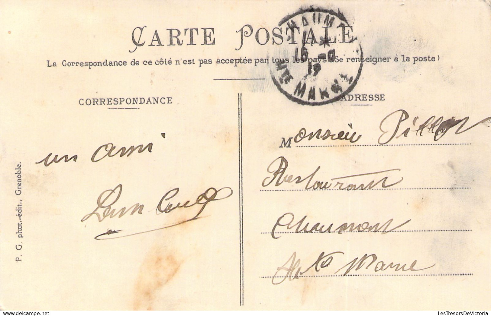 FRANCE - 38 - URIAGE LES BAINS - Vue Générale - Carte Postale Ancienne - Uriage