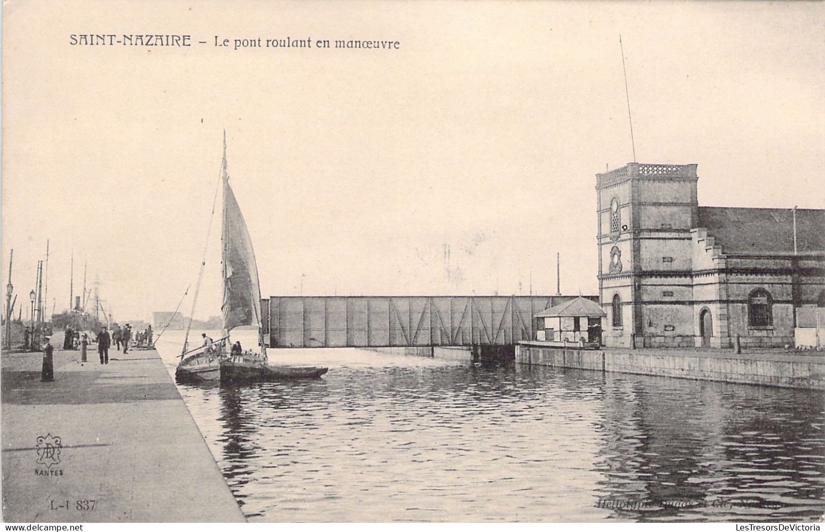 FRANCE - 44 - SAINT NAZAIRE - Le Pont Roulant En Manoeuvre - Carte Postale Ancienne - Saint Nazaire