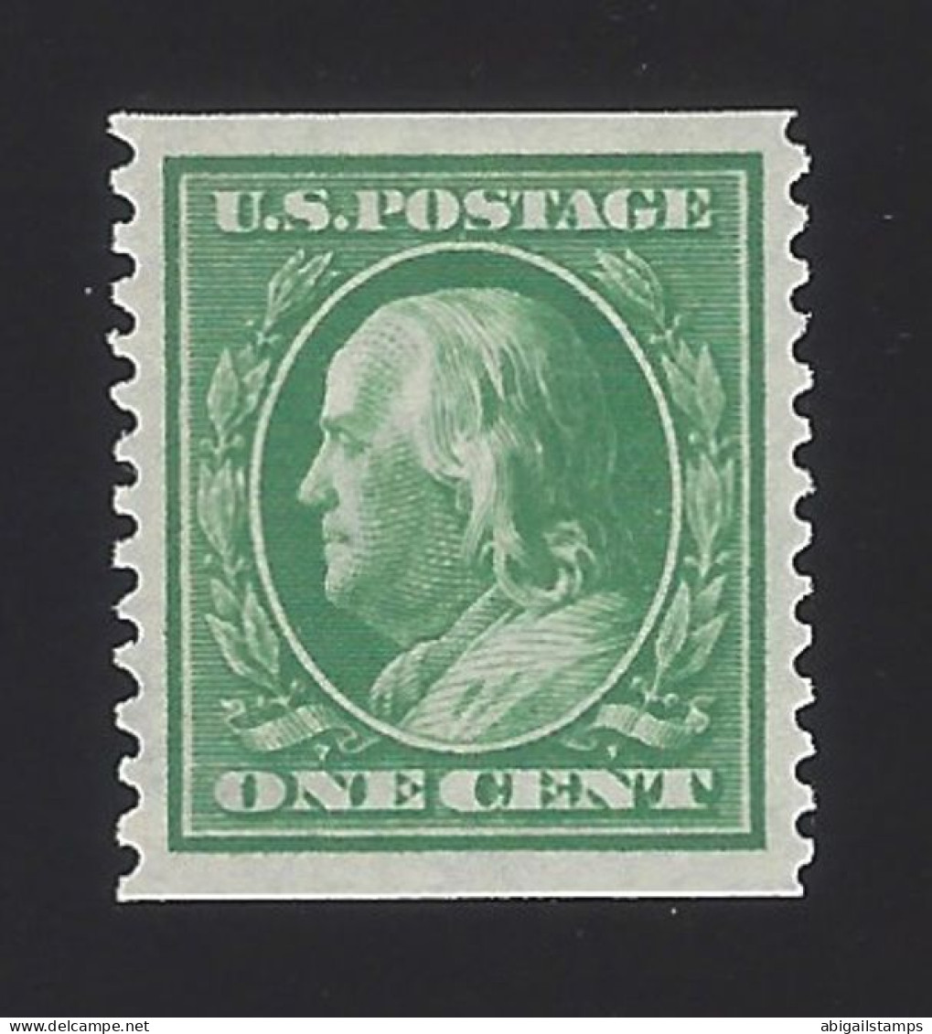 US #352 1909 Green Wmk 191 Perf 12 Vert MNH VF Scv $210 - Unused Stamps