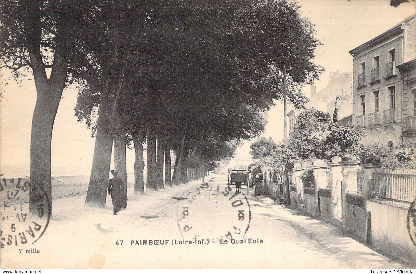 FRANCE - 44 - PAIMBOEUF - Le Quai Eole - Carte Postale Ancienne - Paimboeuf