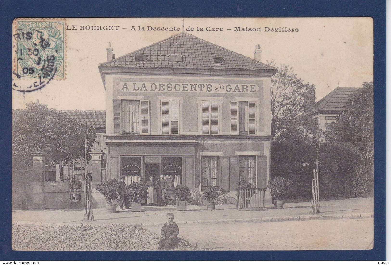 CPA [93] Seine Saint Denis > Voir Dos Le Bourget Café - Le Bourget
