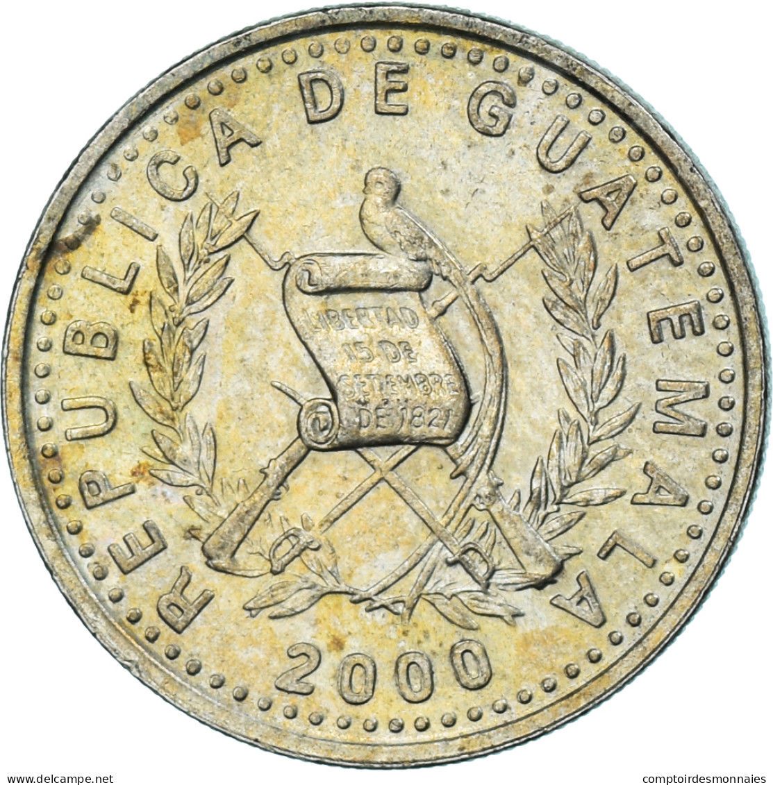 Monnaie, Guatemala, 10 Centavos, 2000 - Guatemala