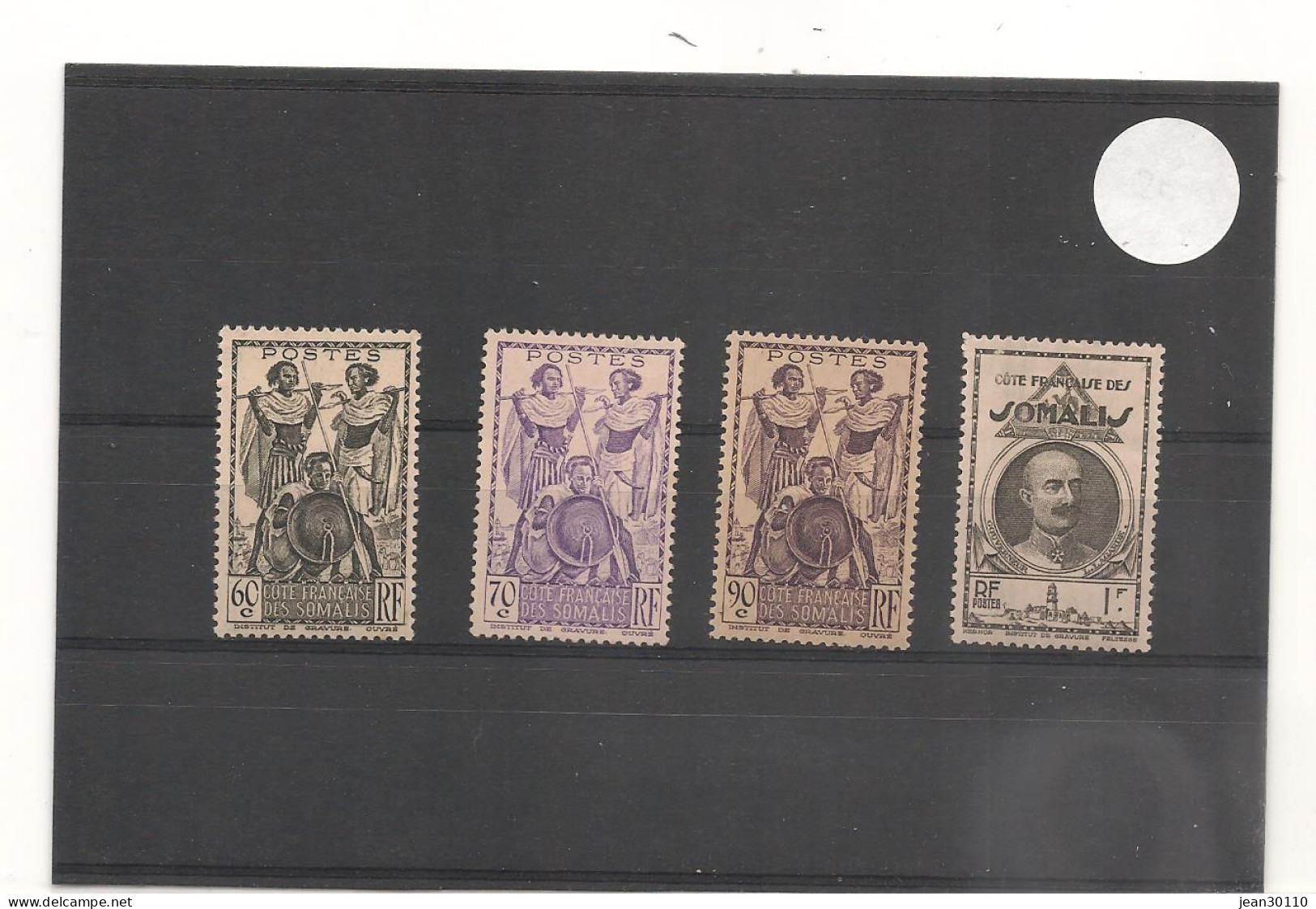 SOMALIS ANNÉES 1938/47 Lot De Timbres Neufs,  Oblitérés Et Neufs Sans Gomme Cote: 20 € - Oblitérés