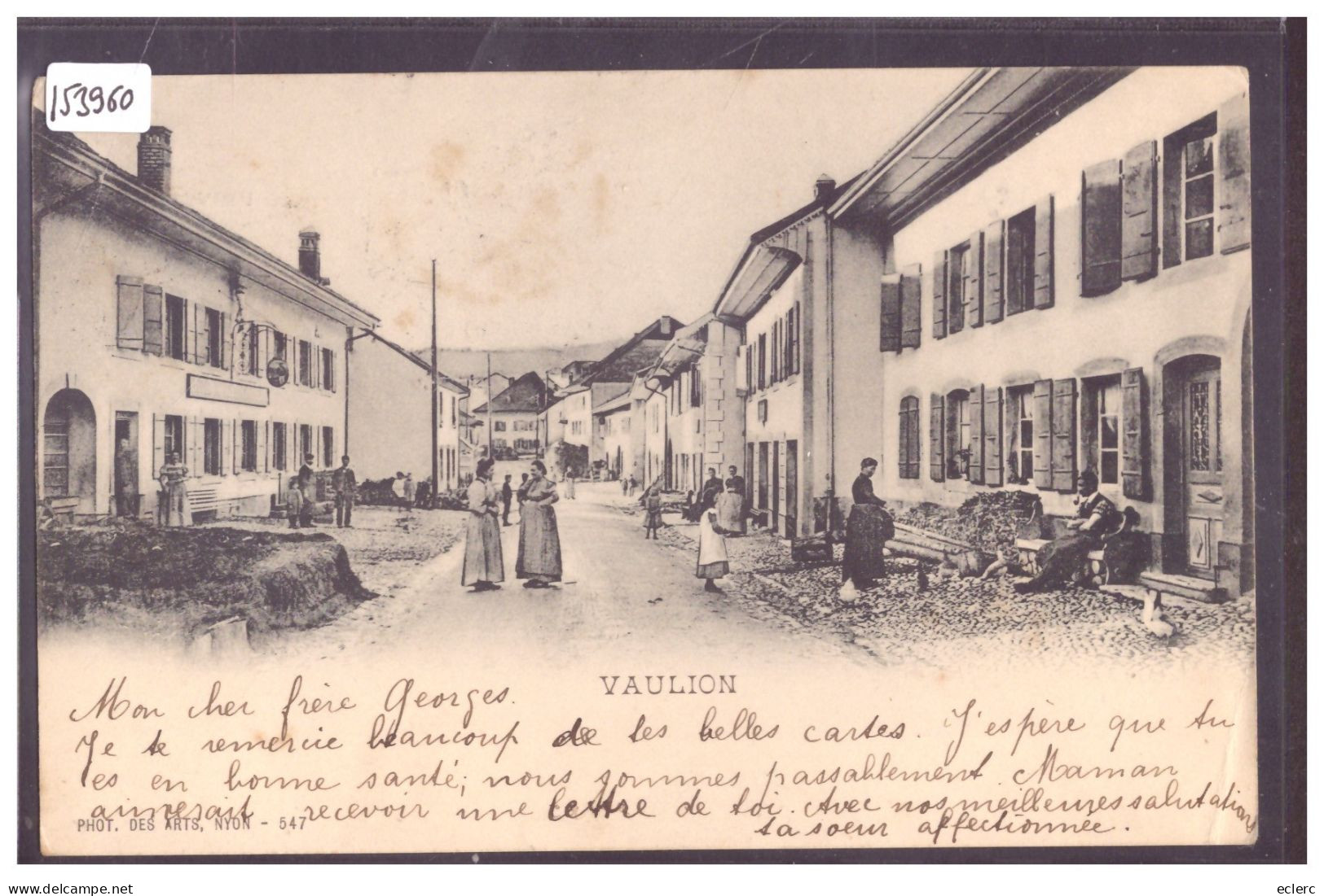 DISTRICT D'ORBE - VAULION - TB - Vaulion