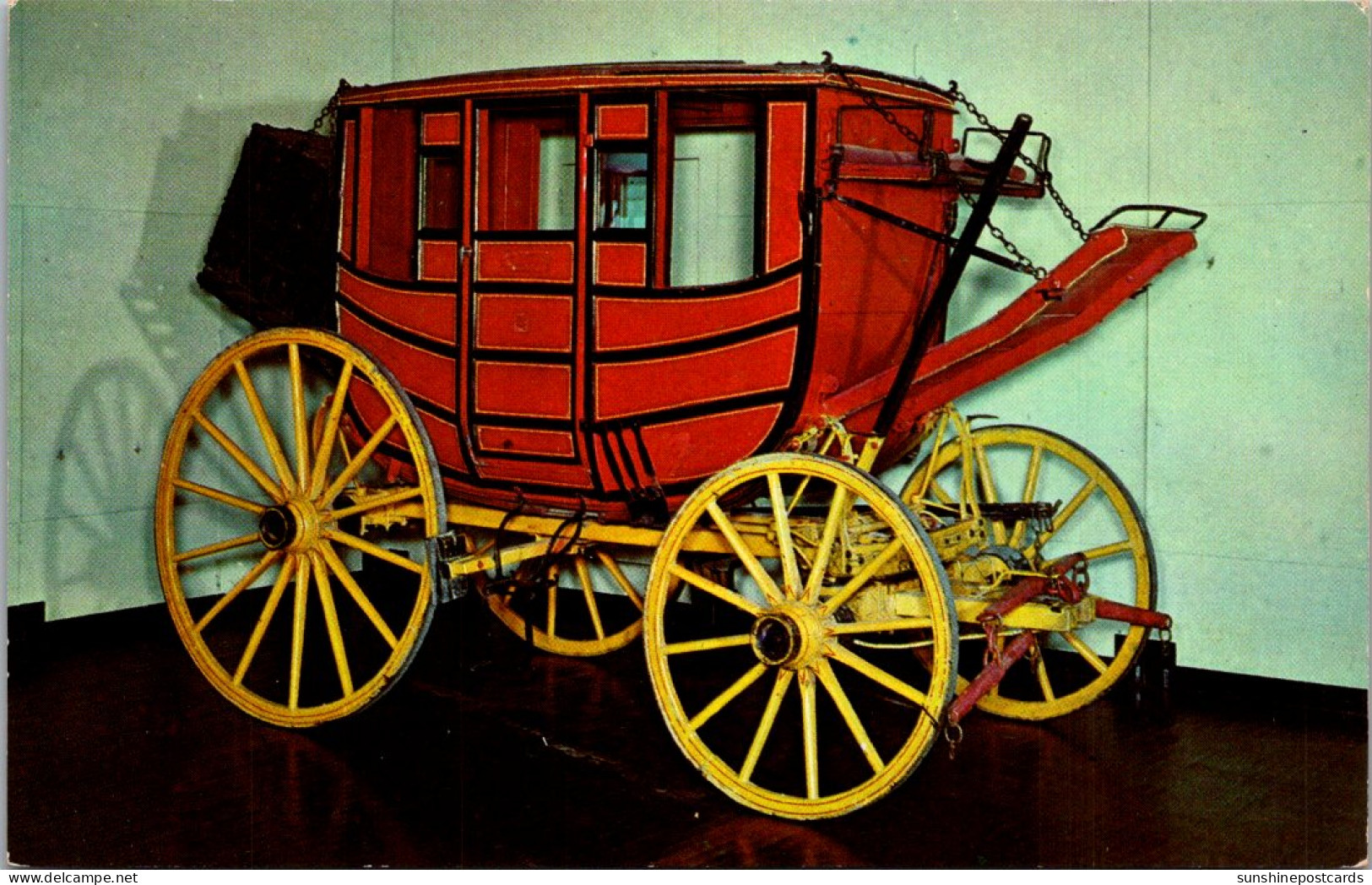 Kansas Fort Leavenworth Museum Heavy Concord Stage Coach Built 1838 - Autres & Non Classés