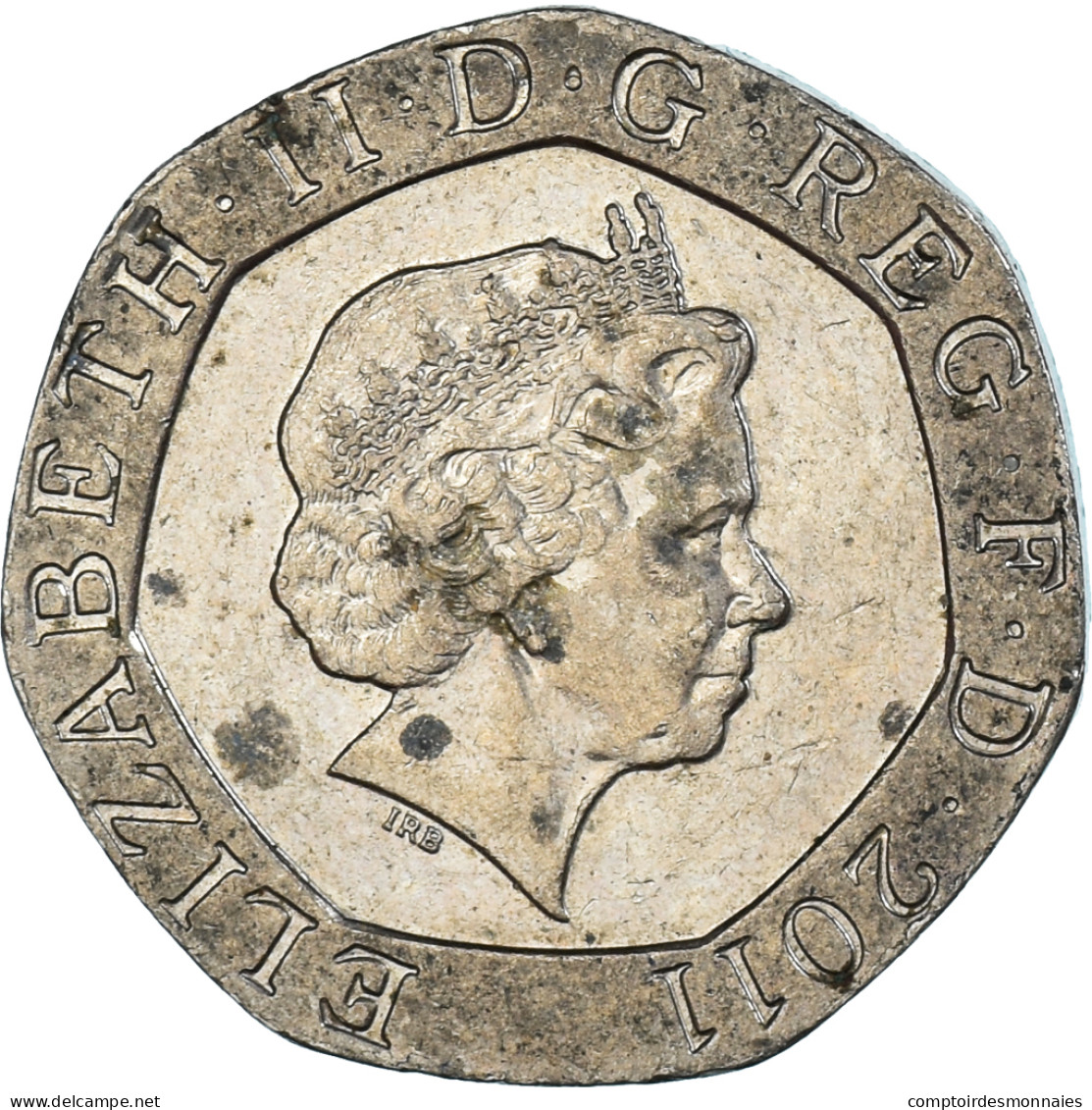 Monnaie, Grande-Bretagne, 20 Pence, 2011, TTB, Nickel - 50 Pence
