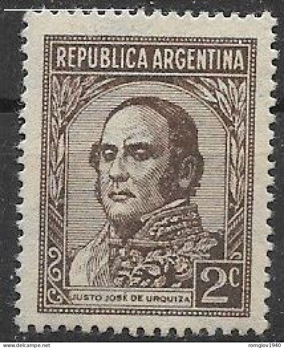 ARGENTINA  1935 -36 SERIE ORDINARIA PERSONAGGI CELEBRI YVERT. 365  MNH XF - Unused Stamps