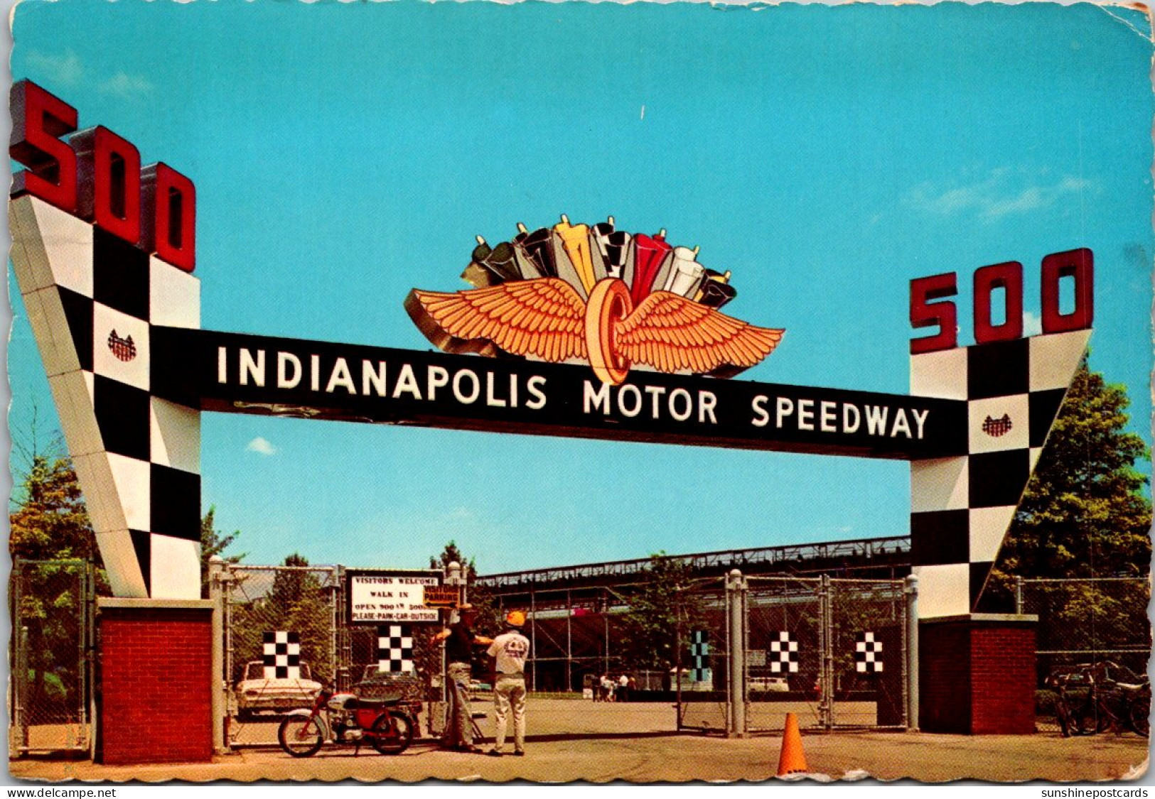 Indiana Indianapolis The Indianapolis Motor Speedway Entrance 1972 - Indianapolis