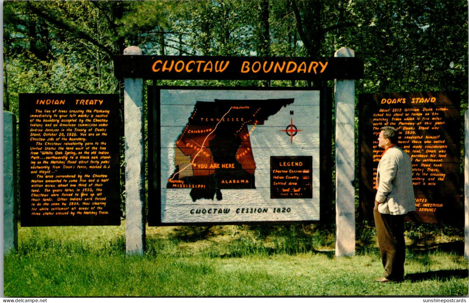Mississippi Natchez Trace Parkway Choctaw Boundary - Autres & Non Classés