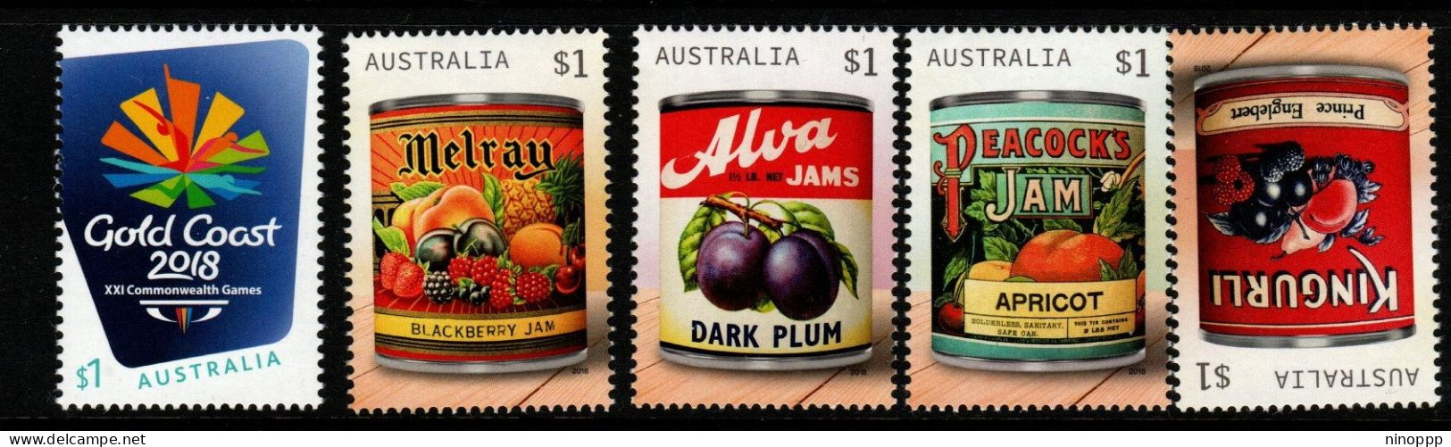 Australia ASC 3544-7  2018 Jam Labels,mint Never Hinged - Sonstige & Ohne Zuordnung