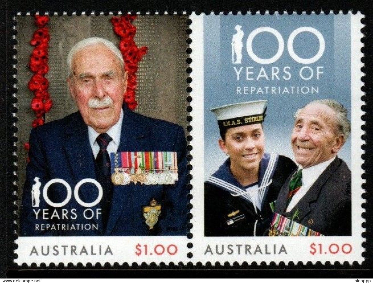 Australia ASC 3608-9  2018 REpatriations 100 Years,mint Never Hinged - Other & Unclassified