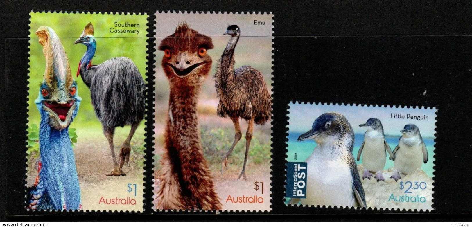 Australia ASC 3645-47  2019 Fightless Birds ,mint Never Hinged - Other & Unclassified