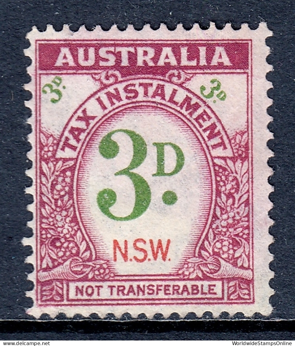 New South Wales - 3d Tax Instalment Revenue - Barefoot 2012 #3 - CV £10 - Altri & Non Classificati