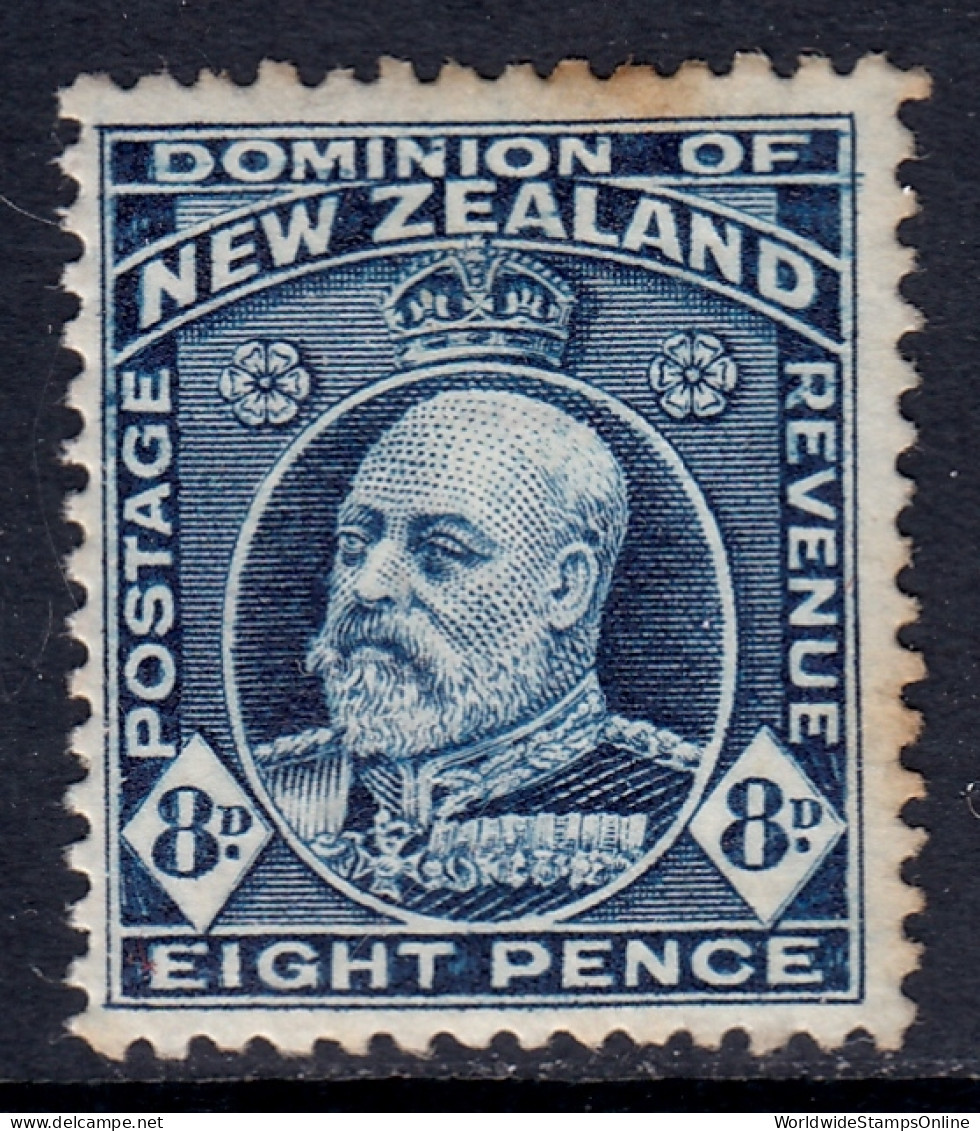 New Zealand - Scott #138 - MH - Heavy Toning - SCV $20.00 - Unused Stamps